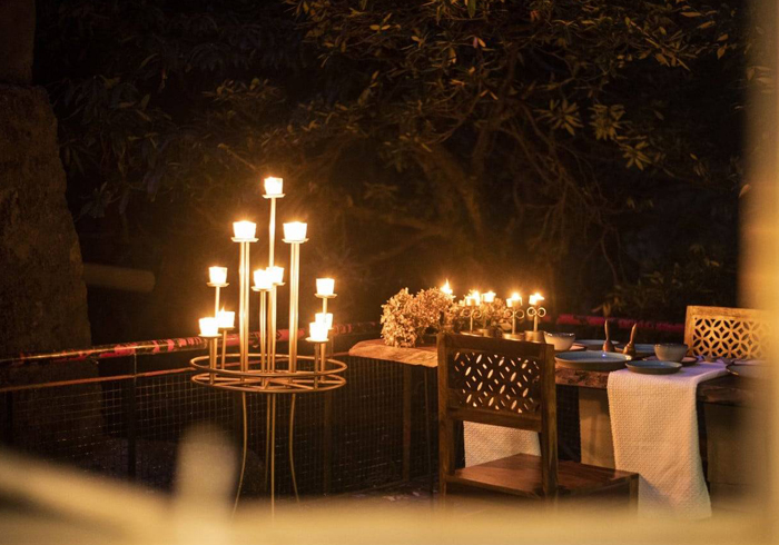 Dining at Peace Channels Dalhousie Resorts